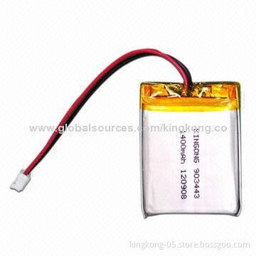 Rechargeable Battery with 3.7V, pl903443, 1,400mAh Capacity